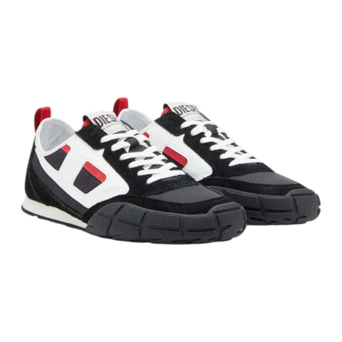 Diesel S-Pagodha Low Ripstop Sneaker - Black/Red/White