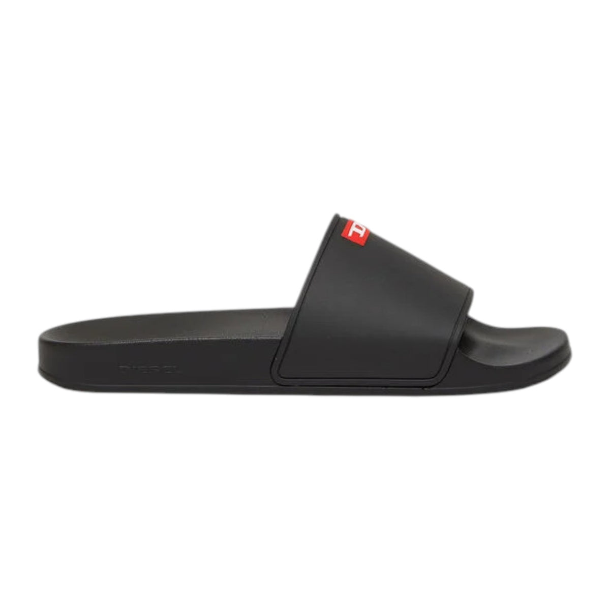 Diesel SA-Swim Pool Slides Logo - Black