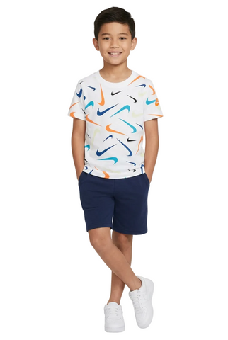Nike T-Shirt Boys Aop Print White