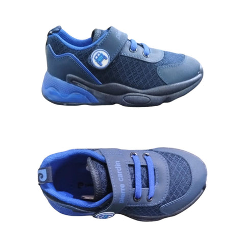 Pierre Cardin Infant Elliot Boys Light Up Navy Sneaker