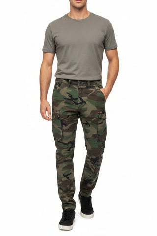 Cutty Gemera Cotton Cargo Pants – Woodland Camo