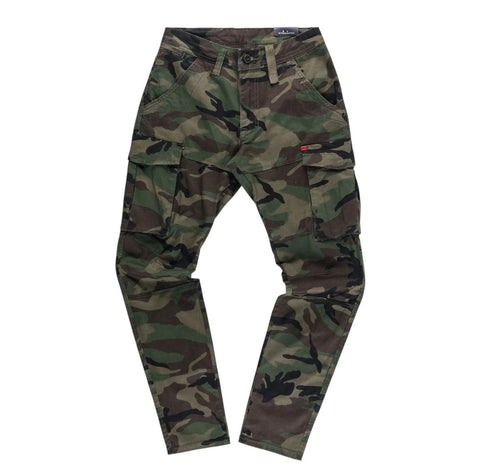 Cutty Gemera Cotton Cargo Pants – Woodland Camo