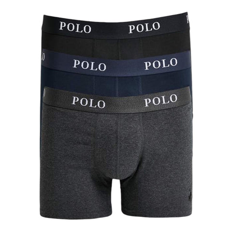 Polo Boxer Briefs Basic Knit 3Pack Multi Navy
