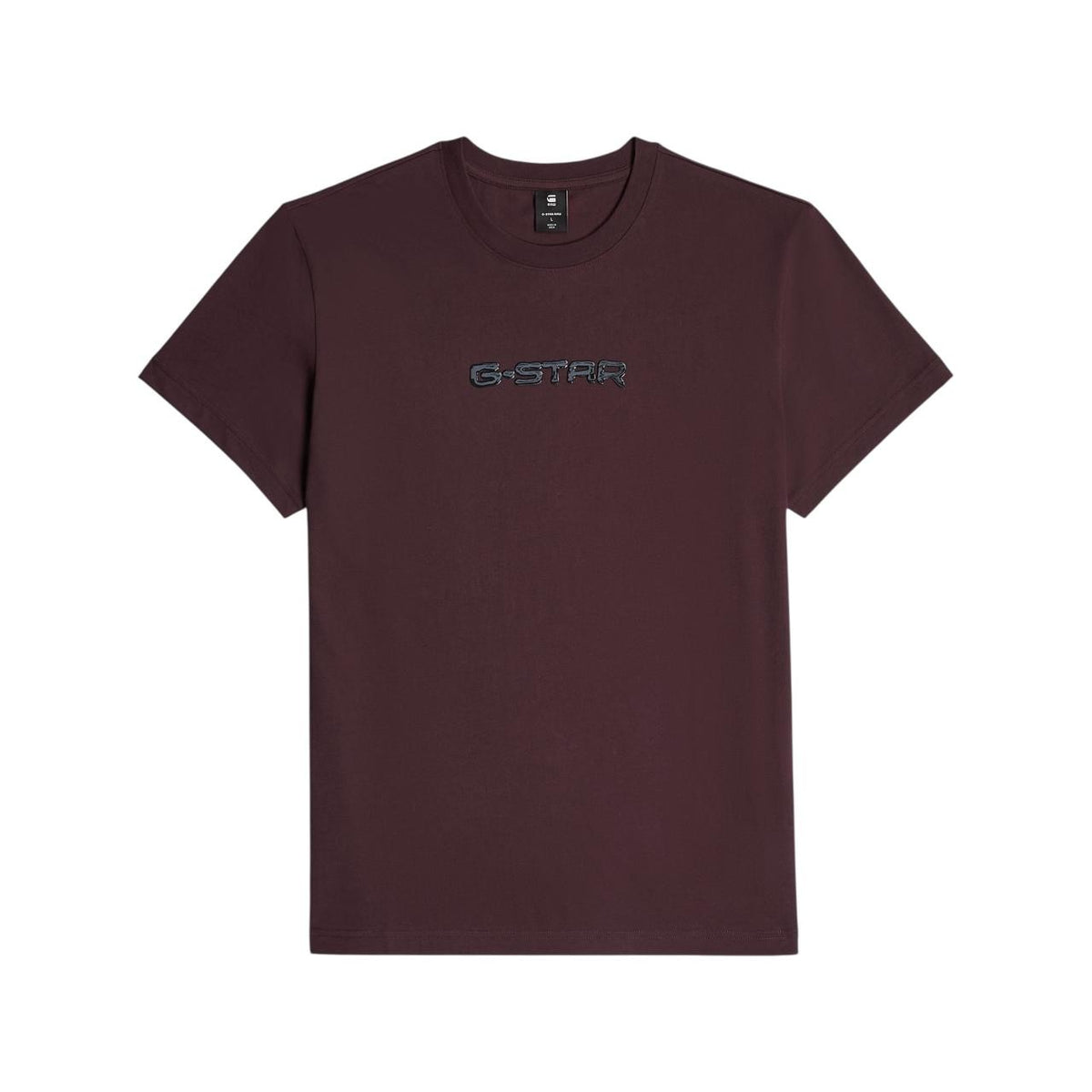 Gstar Crew Gel Print Maroon