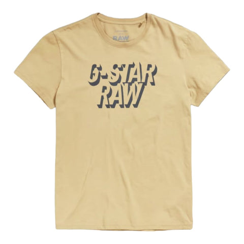 G Star T-Shirt Shadow Graphic Prairie Sand