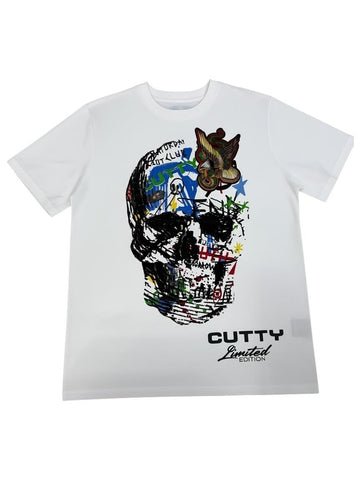 Cutty T-Shirt Skully White