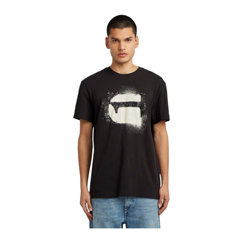 G Star T-Shirt Spray G Logo Black