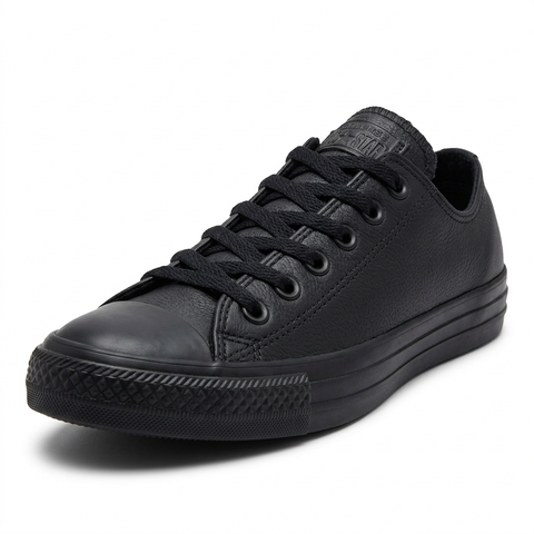 Converse Allstar Leather Low Mono Black