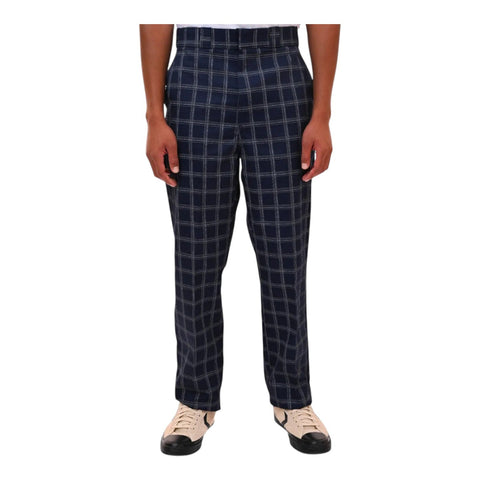 Dickies Quincy Check Trousers – Navy