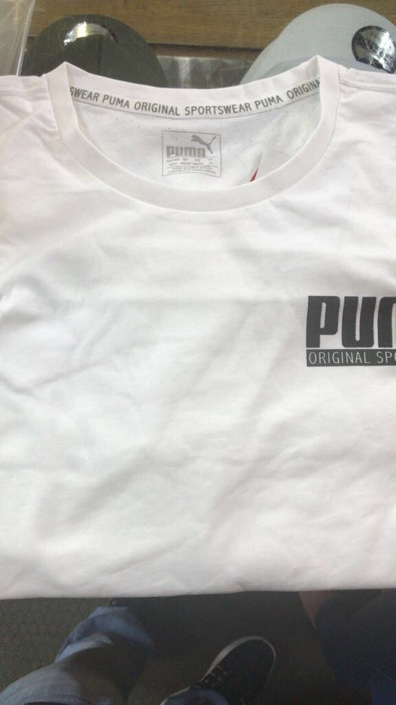 Puma T-Shirt Athletics White