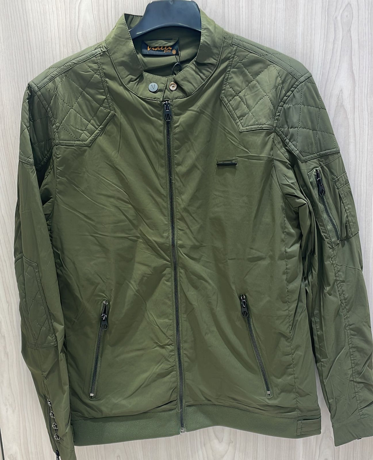 Olive Green Jackets Vialli