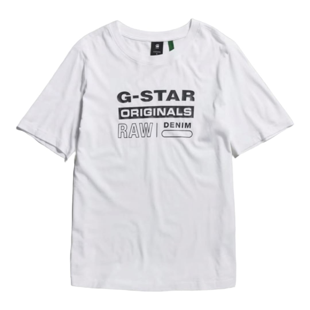 G Star T Shirts Damen Lds White
