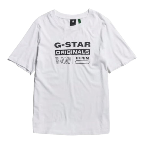 G Star T Shirts Ladies Originals White