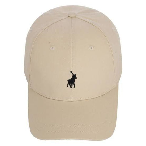 The Polo Classic Peak Panel Cap – Classic Stone