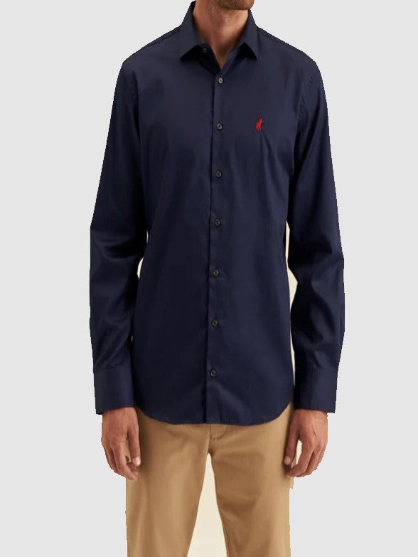Polo Custom Fit Greig Shirt Navy