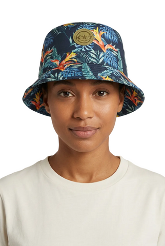Klevas Bucket Hat Grenada Floral Navy