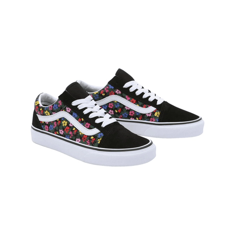 Vans Old Skool Floral Black/White