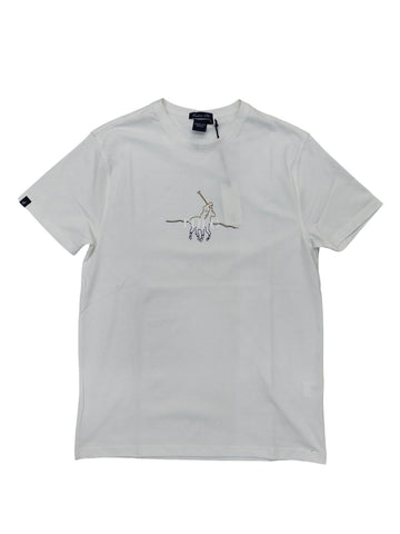 Polo T-Shirt Graphic White