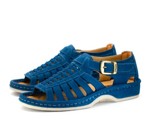 Omega Sandals Kgosi Midrid Suede Royal Blue