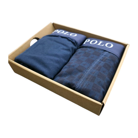 Polo Boxer Briefs 2Pack Multi Navy