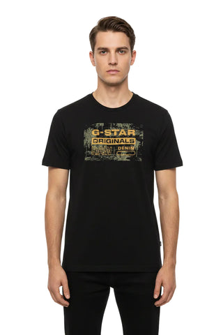 Gstar T-Shirt Palm Originals Black
