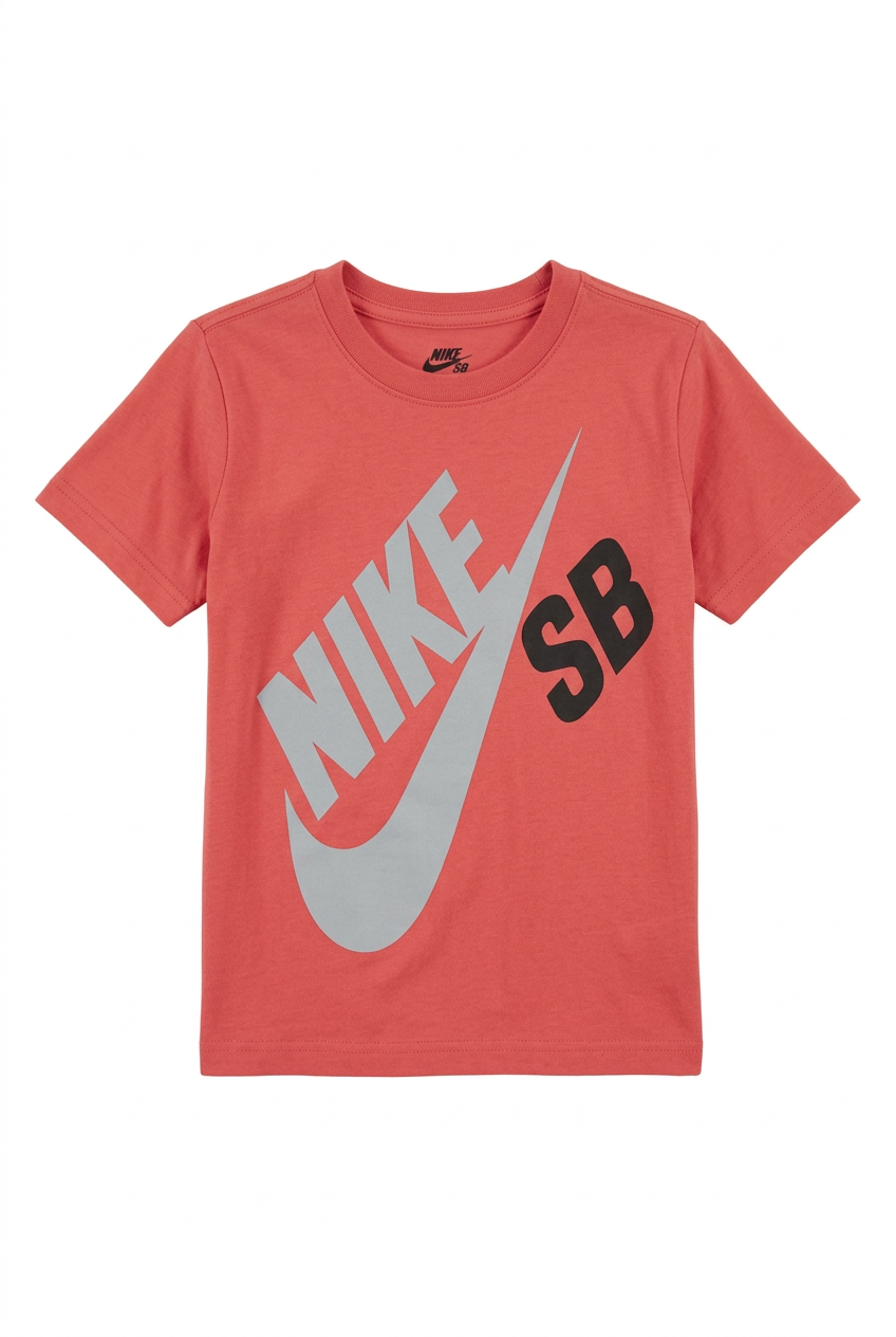 Nike Kids T-Shirt Sb Logo Crimson
