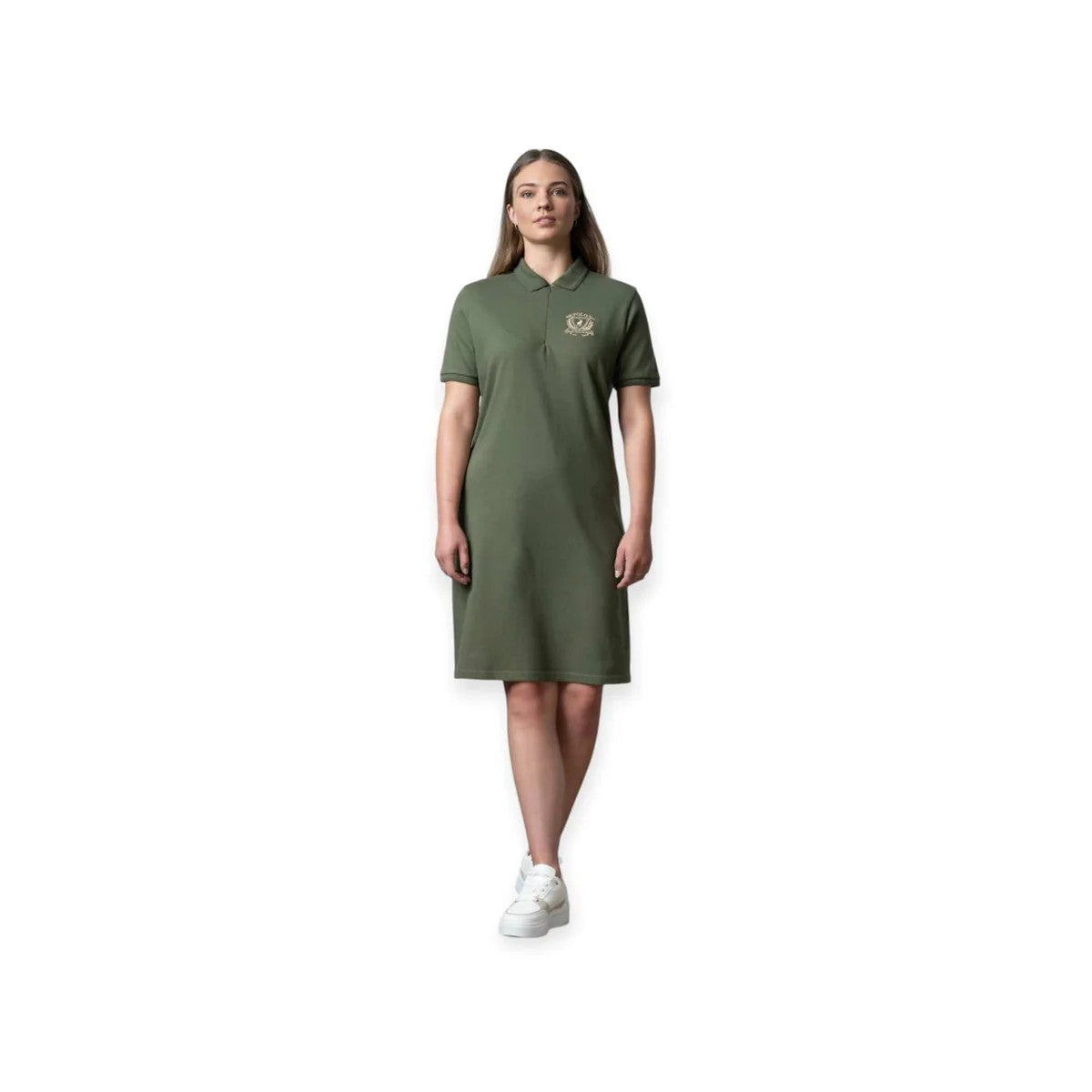 Polo Dress Ladies Cara Golfer Olive