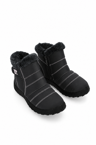 Pierre Cardin Kids Casey Boot Quilted Grey And Pink