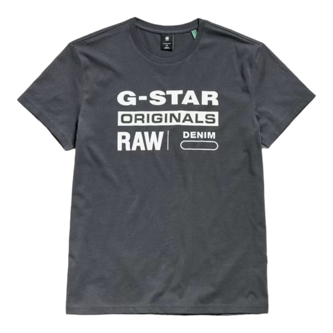 G Star T-Shirt Originals Graphic Cloack Grey