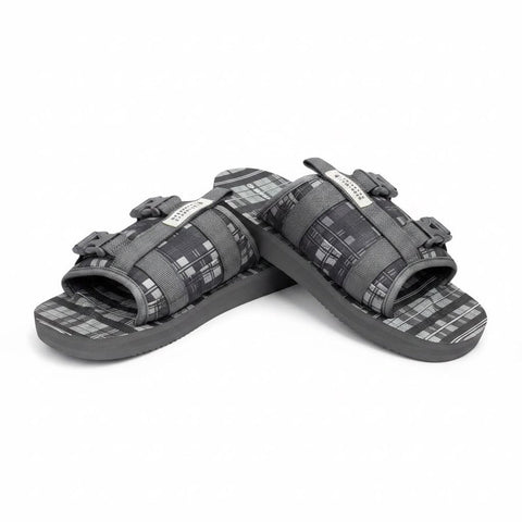 Jonathan D Jack Sandals Gunmetal Check
