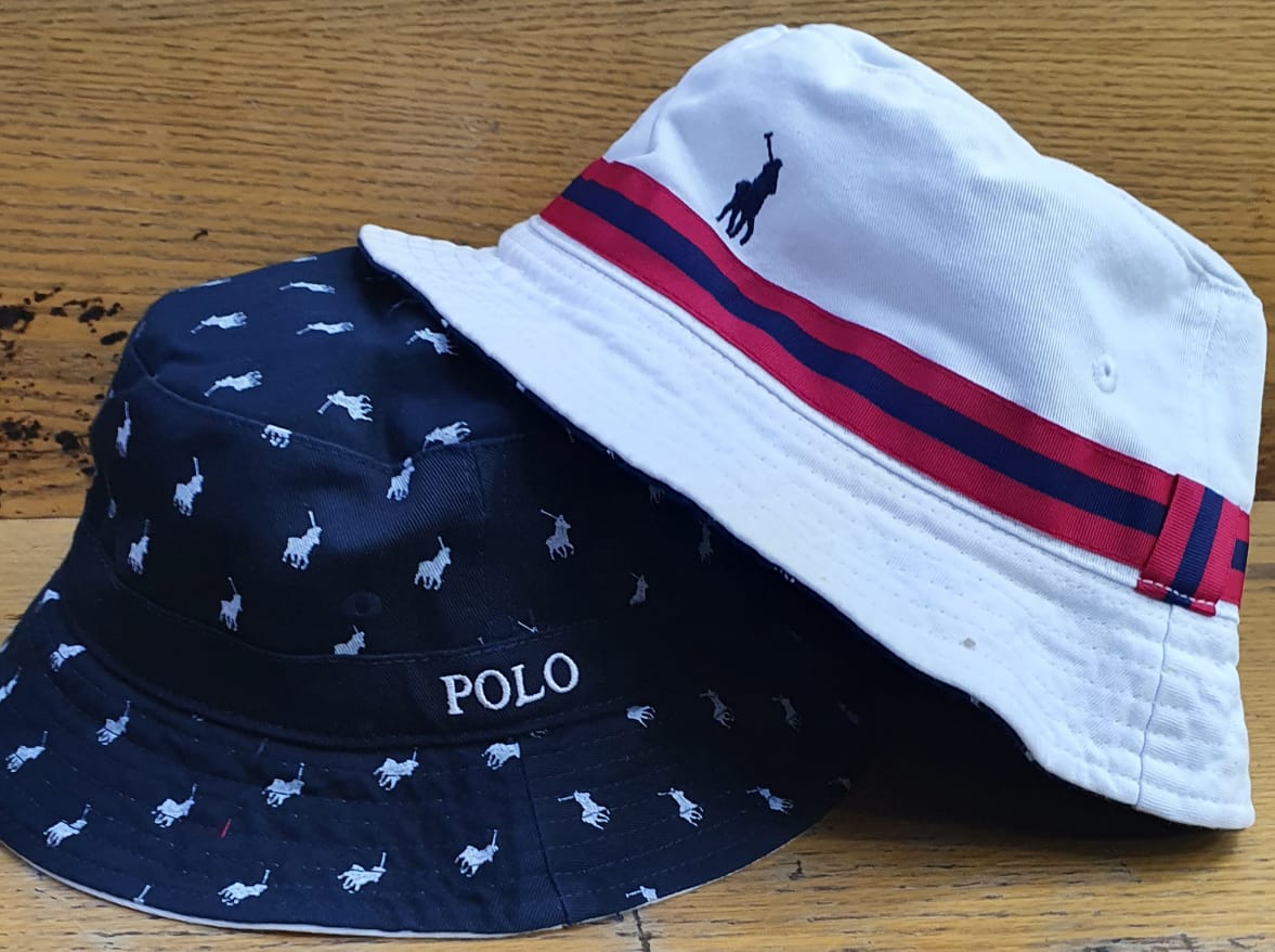 Polo Bucket Reversible White/Red/Navy