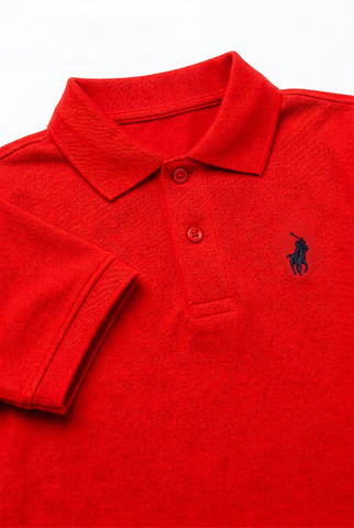 Polo Golfer Boys Austin Pique Red