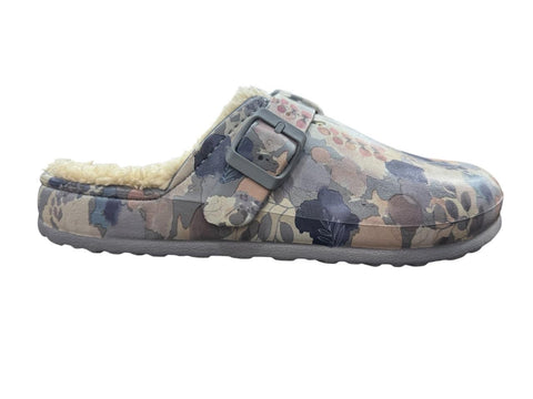 Hush Puppie Ladies Sandal Soft Desi Fur Multi Grey
