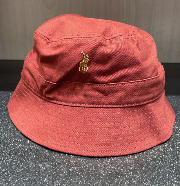 Polo Bucket Classic Twill Burgandy