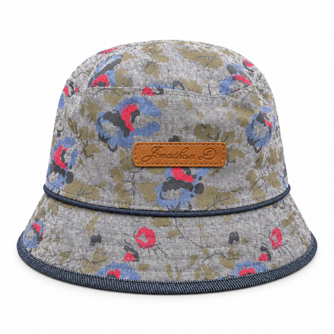 Jonathan D Bucket Hat Reversable Spring Denim