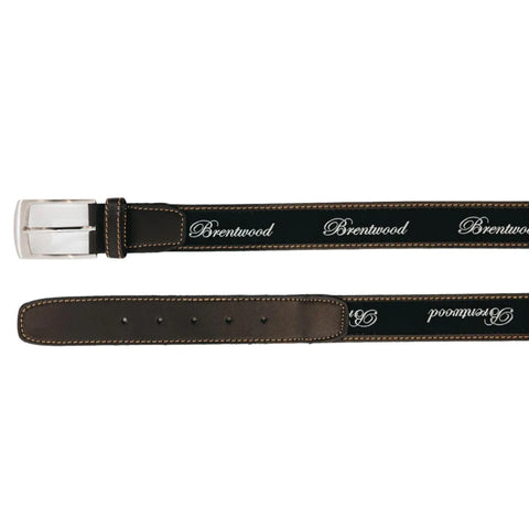 Brentwood Ribbon Brown Belt