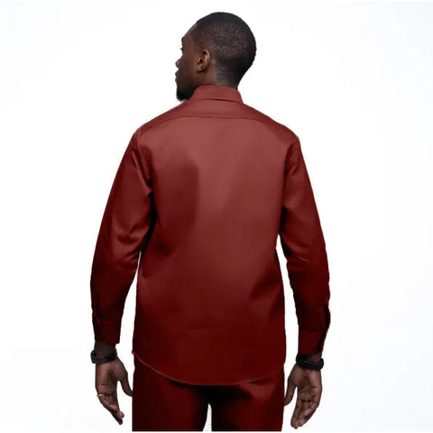 Dickies 847 Long Sleeve Shirt Burgandy
