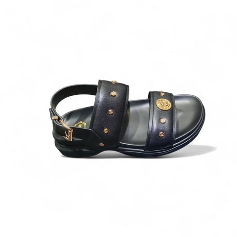 Vialli Sandle Khalifa Sling Strap Black