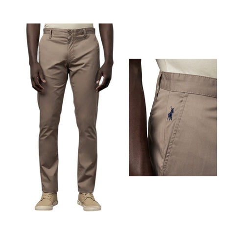 Polo Chino Essential Straight Leg Taupe
