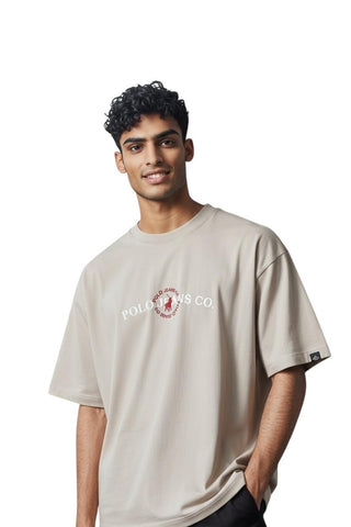 Polo T-Shirt Pjc Puff Logo Off White