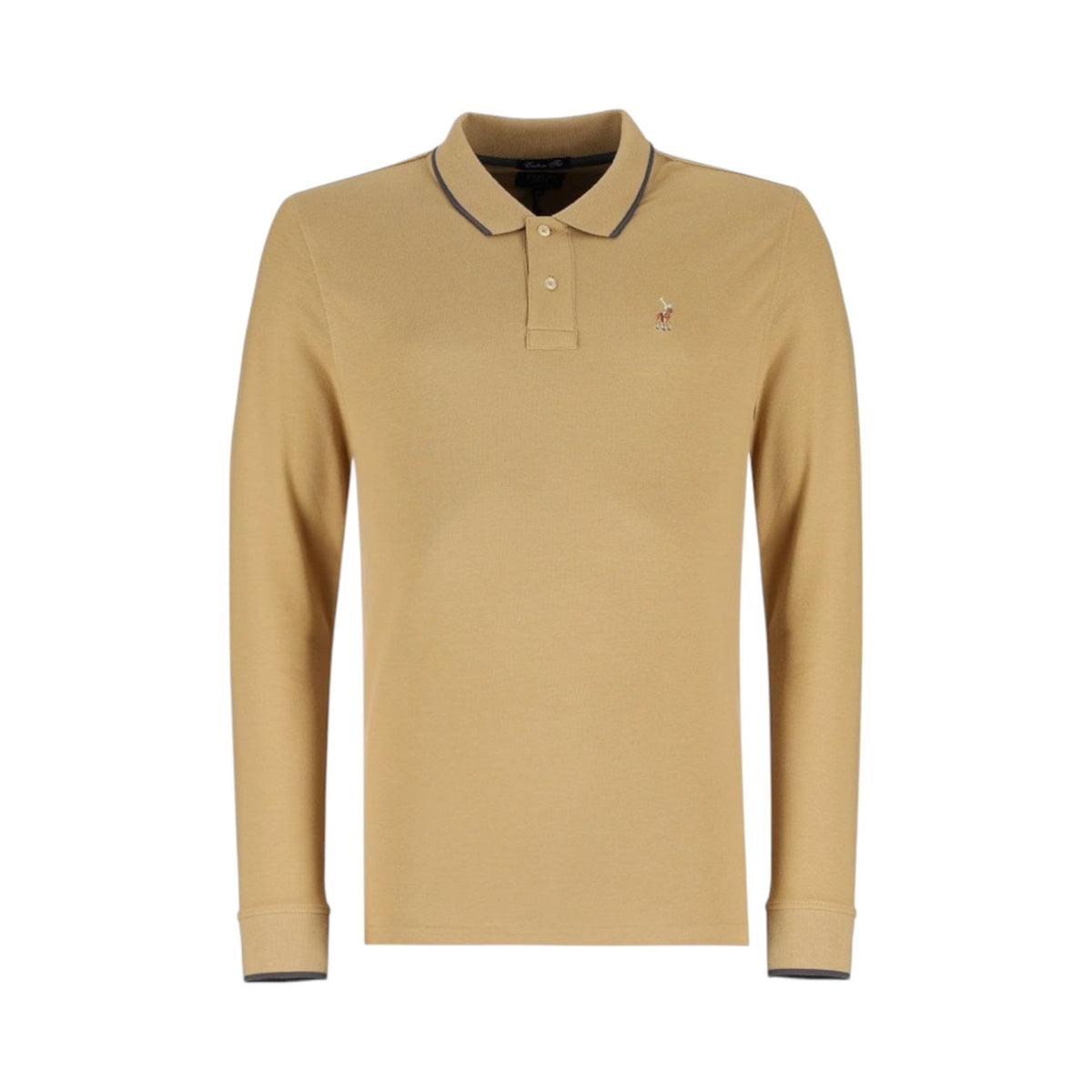 Polo Golfer L/S Pique Stone