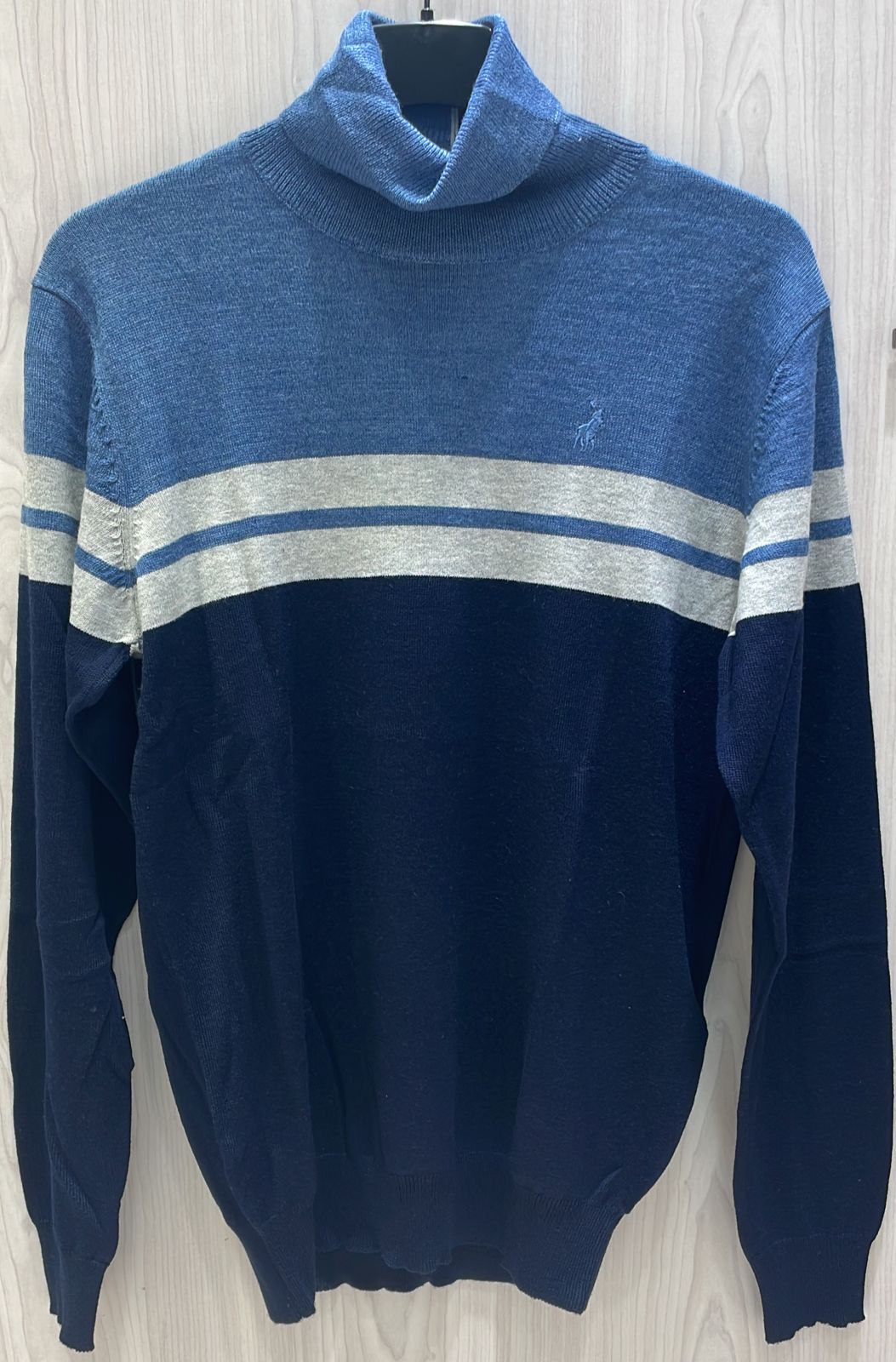 Polo Poloneck Stripe Blue