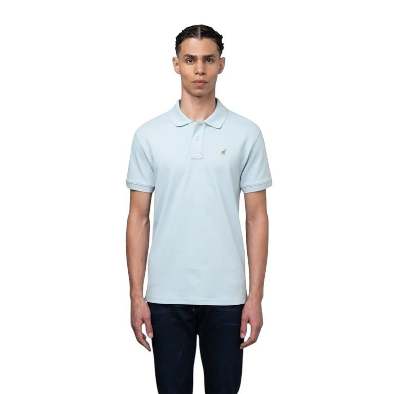 Polo Golfer Pique Essentials Light Blue