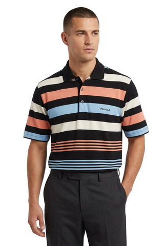 Pringle Golfer Wolf Creek Black