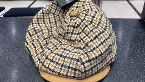 Brentwood Newsboy Cap Choc Multi