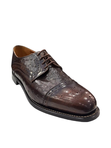 Bishop Lace Up Formal Shoe 50305 Chocolate