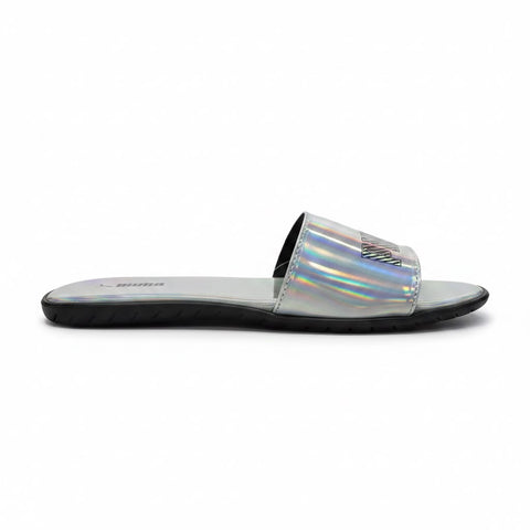 Puma Ladies Sandals Pa9 Cat Silver