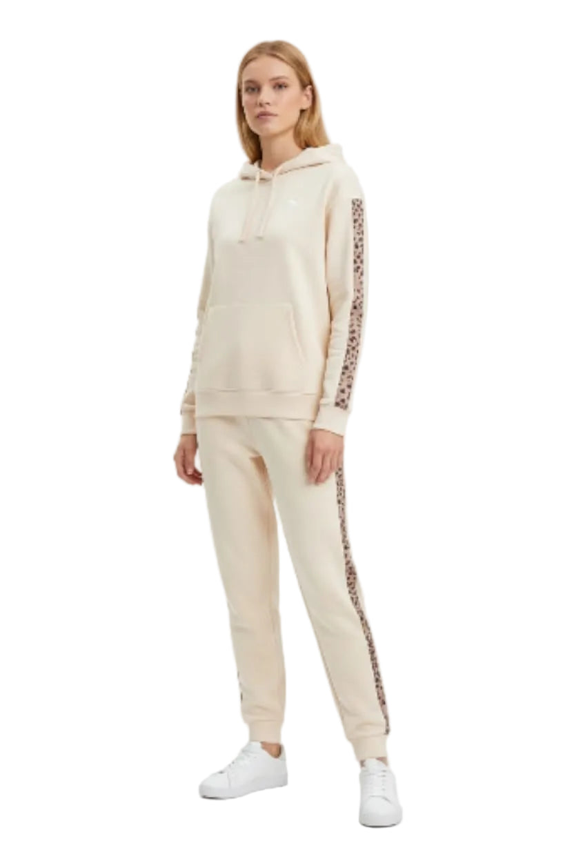 Puma Ladies Tracksuit Graphic Animal Cream