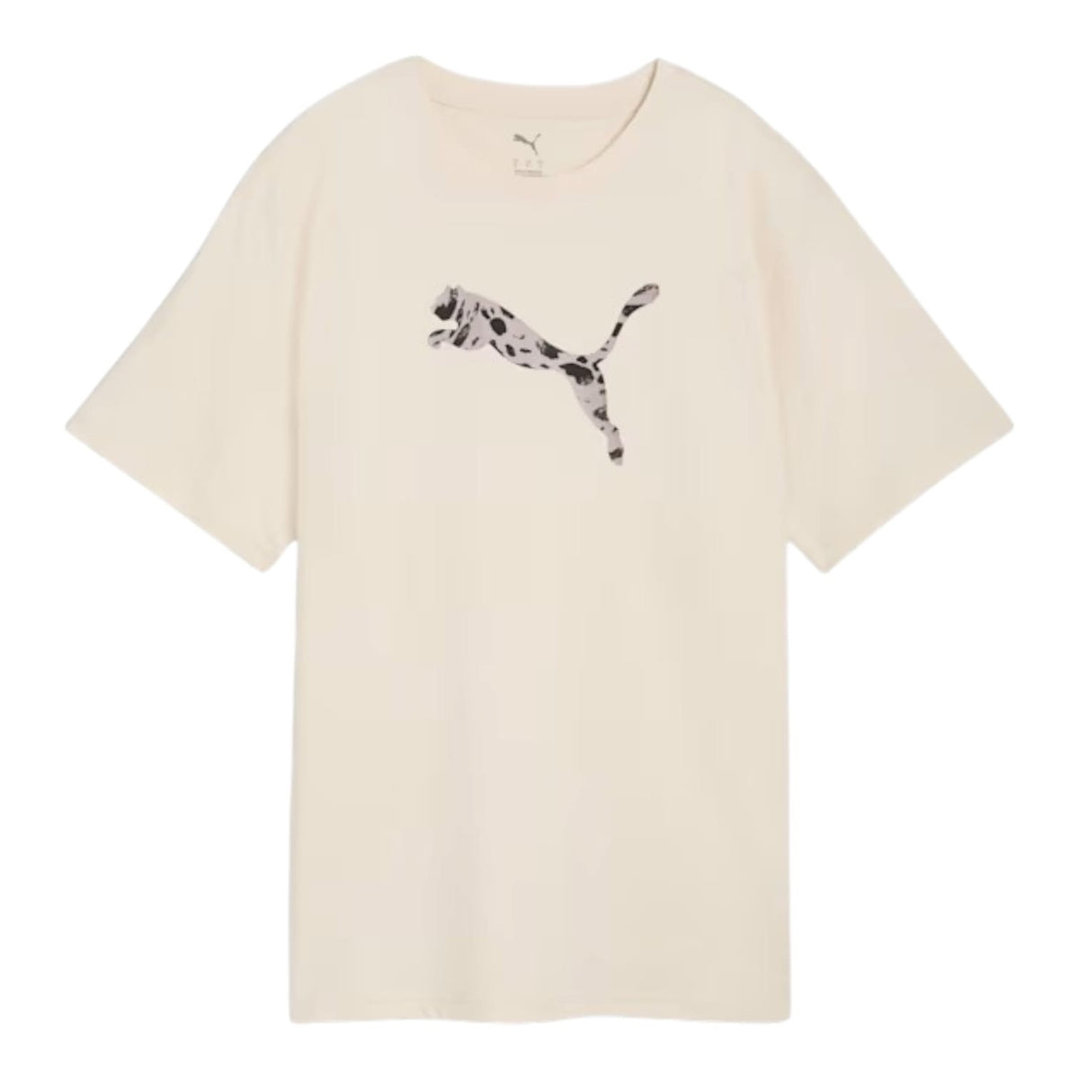 Puma T-Shirt Womens Ess Graphic Animal Cream