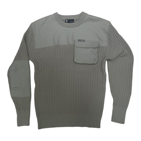 G Star Sweater Army Knitted Grey